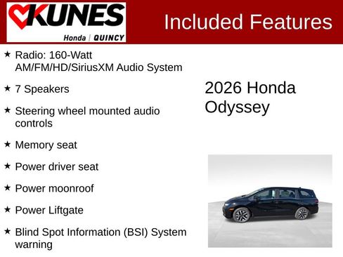 New 2026 Honda Odyssey EX-L image 2