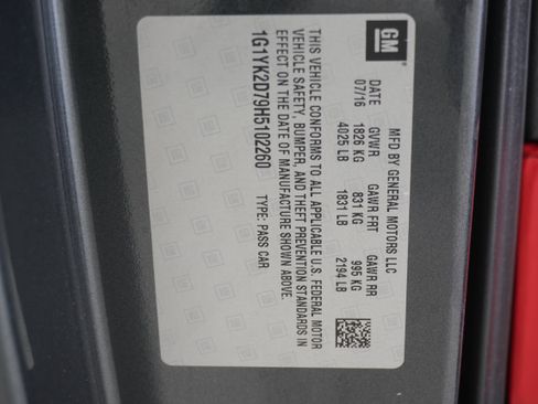 Used 2017 Chevrolet Corvette Stingray Coupe RWD image 29