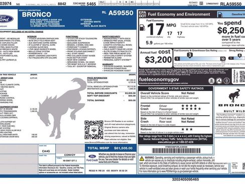 Used 2024 Ford Bronco Badlands image 37