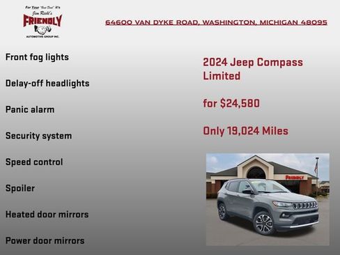 Used 2024 Jeep Compass Limited AWD/4WD image 25