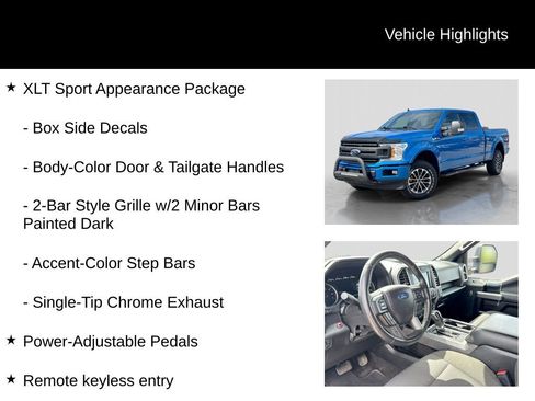 Used 2020 Ford F150 XLT w/ Equipment Group 302A Luxury AWD/4WD image 16