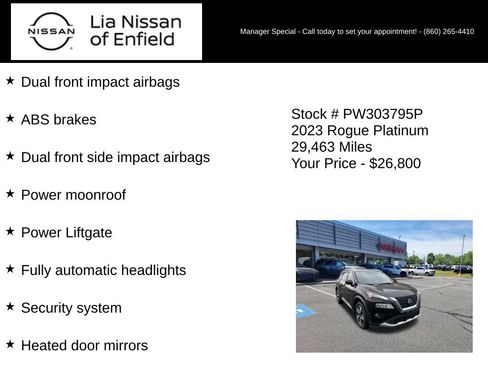 Certified 2023 Nissan Rogue Platinum w/ Platinum Premium Package AWD/4WD image 20