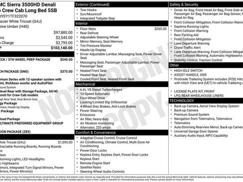 New 2026 GMC Sierra 3500 Denali Ultimate AWD/4WD image 12