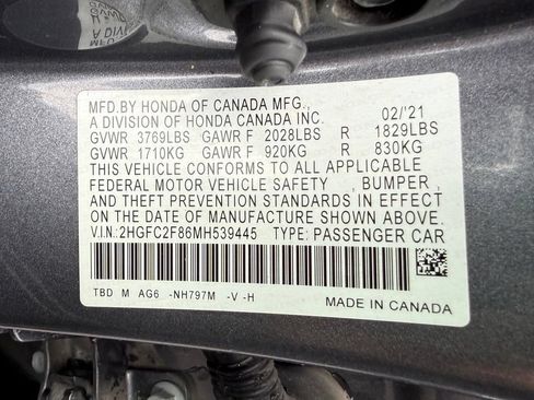 Used 2021 Honda Civic Sport image 29