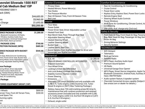 Used 2021 Chevrolet Silverado 1500 RST w/ Convenience Package II AWD/4WD image 2