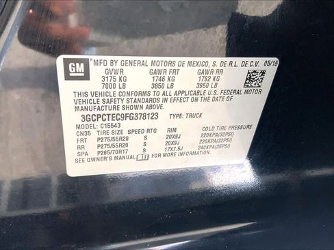 Used 2015 Chevrolet Silverado 1500 High Country w/ High Country Premium Package image 37