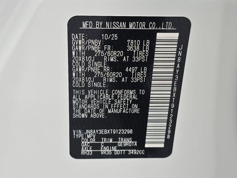 New 2026 Nissan Armada Platinum image 37