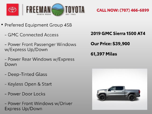 Used 2019 GMC Sierra 1500 AT4 w/ AT4 Premium Package AWD/4WD image 5