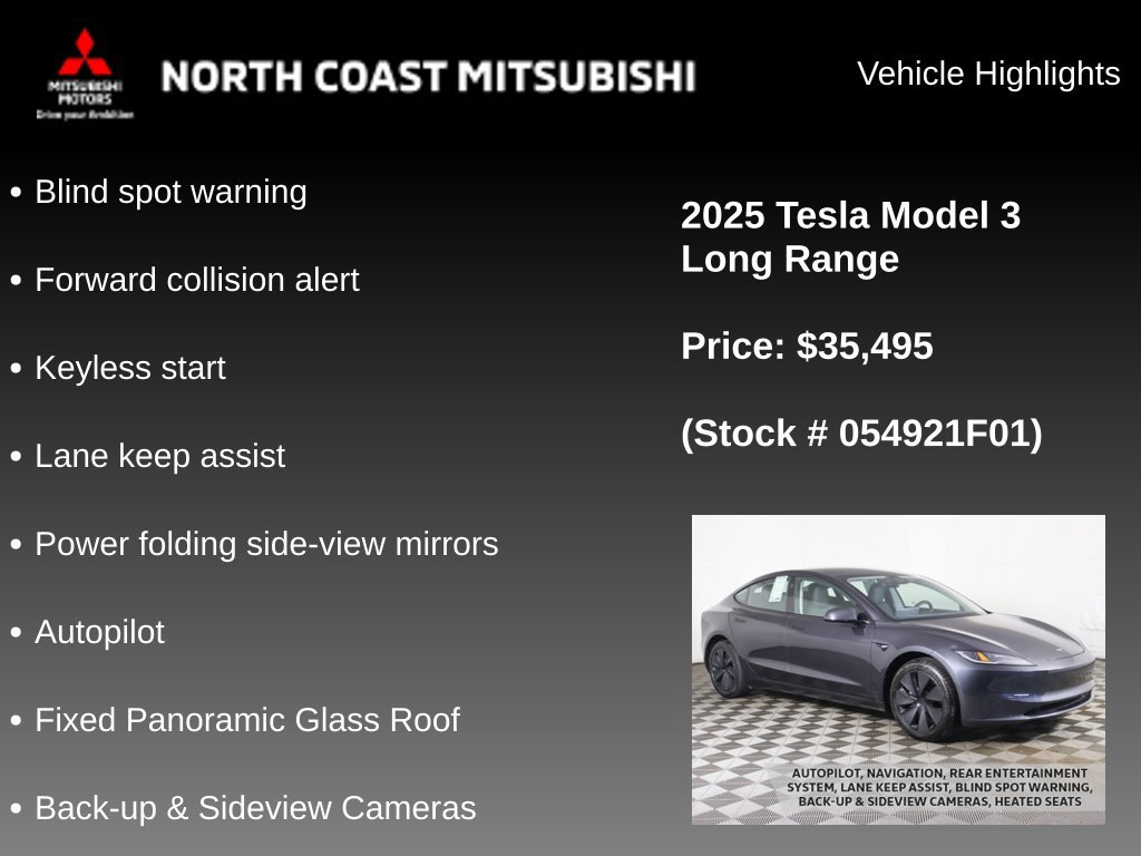 Used 2025 Tesla Model 3 Long Range RWD image 2