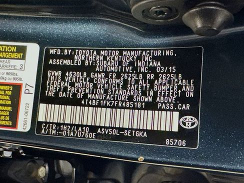 Used 2015 Toyota Camry XLE image 23