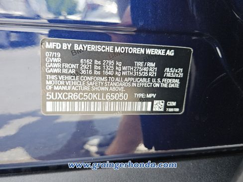 Used 2019 BMW X5 xDrive40i w/ Convenience Package AWD/4WD image 14