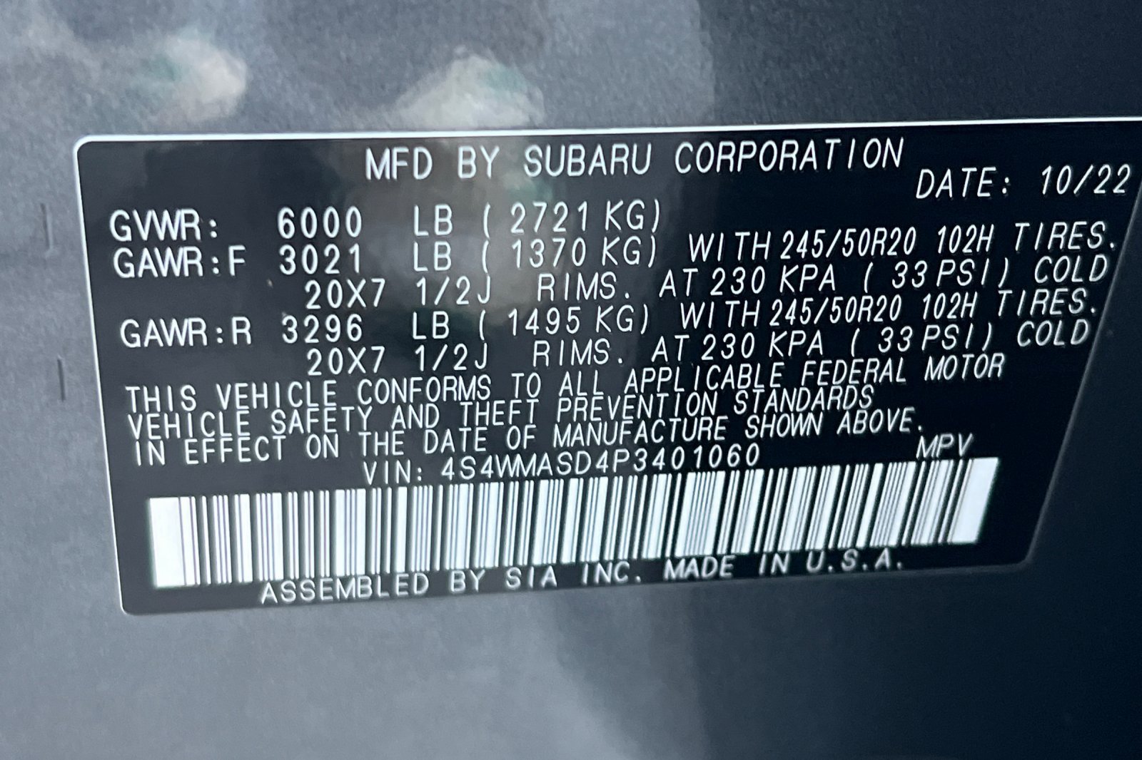 Used 2023 Subaru Ascent Limited AWD/4WD image 29