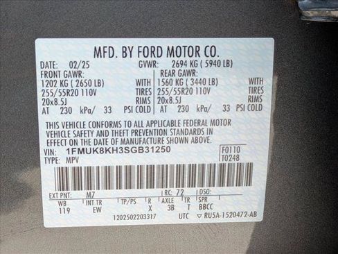 Used 2025 Ford Explorer ST-Line AWD/4WD image 26