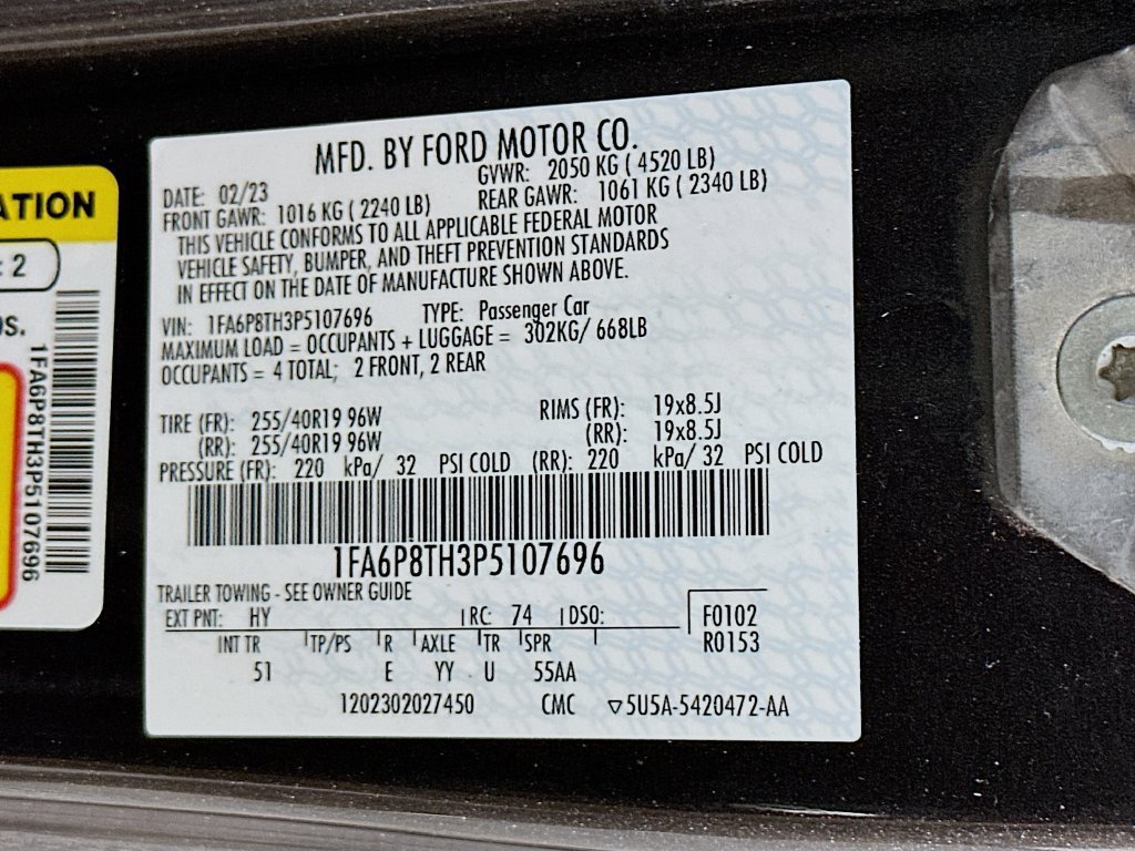 Used 2023 Ford Mustang Premium w/ Equipment Group 201A RWD image 32
