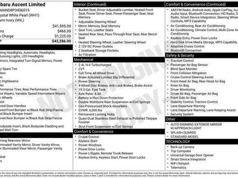Certified 2023 Subaru Ascent Limited image 8