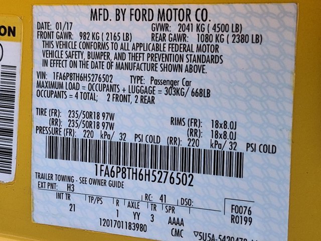 Used 2017 Ford Mustang Coupe RWD image 16