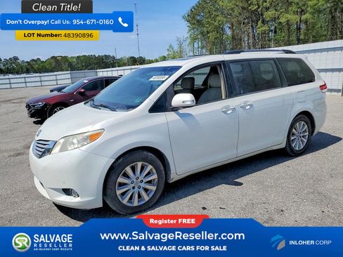 Used 2013 Toyota Sienna Limited w/ Premium Pkg image 1