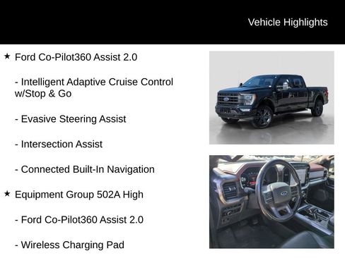 Used 2023 Ford F150 Lariat w/ Equipment Group 502A High image 6