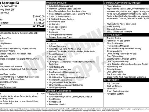 Used 2023 Kia Sportage EX image 39
