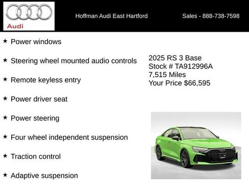 Used 2025 Audi RS 3 AWD/4WD image 18