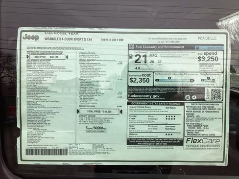 New 2026 Jeep Wrangler Sport S image 12