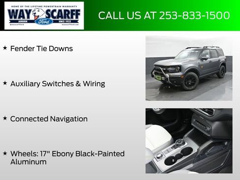 New 2025 Ford Bronco Sport Badlands w/ Sasquatch Badlands Package image 25