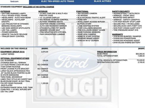New 2026 Ford F150 Lariat w/ Equipment Group 501A Mid AWD/4WD image 2