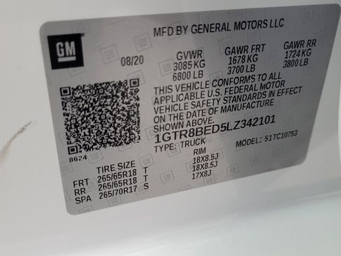 Used 2020 GMC Sierra 1500 SLE w/ Trailering Package image 33