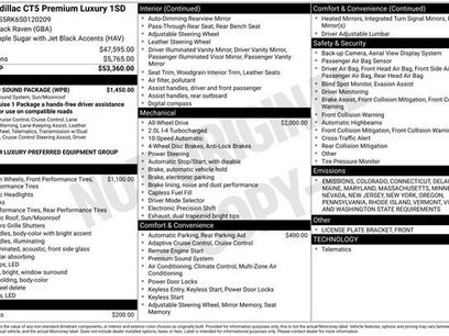 New 2025 Cadillac CT5 Premium Luxury w/ Sun And Sound Package