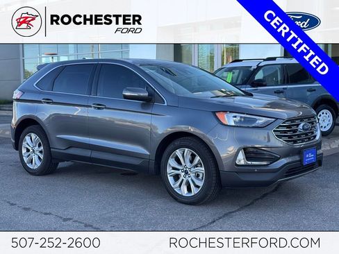 Certified 2022 Ford Edge Titanium AWD/4WD image 1