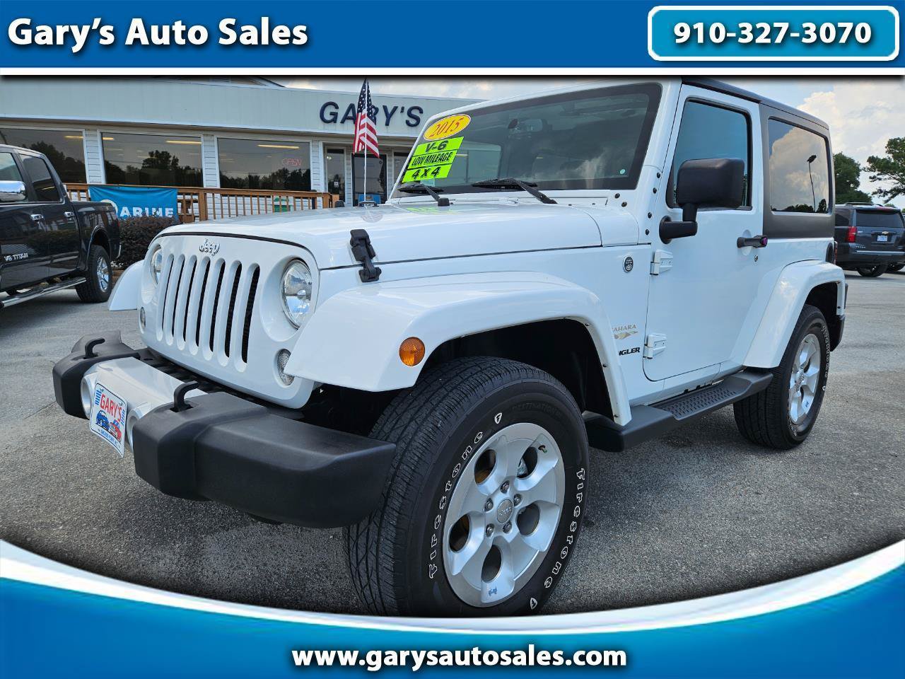 Used 2015 Jeep Wrangler Sahara w/ Dual Top Group AWD/4WD image 1