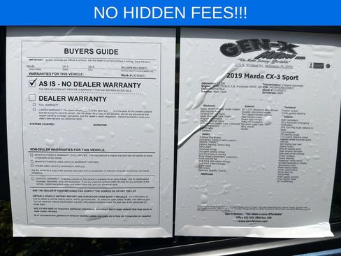 Used 2019 MAZDA CX-3 Sport AWD/4WD image 29