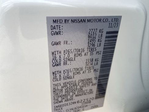 Used 2024 Nissan Frontier SV RWD image 36