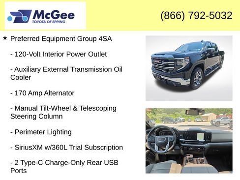 Used 2025 GMC Sierra 1500 SLT w/ SLT Premium Plus Package AWD/4WD image 16
