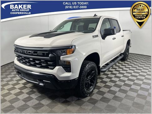 New 2026 Chevrolet Silverado 1500 Custom Trail Boss w/ Dark Appearance Package AWD/4WD image 1