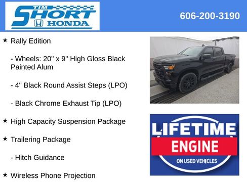 Used 2023 Chevrolet Silverado 1500 Custom w/ Rally Edition image 23