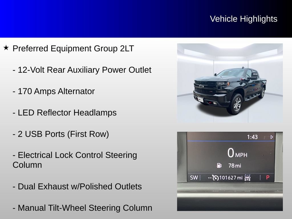 Used 2020 Chevrolet Silverado 1500 LT Trail Boss w/ Midnight Edition AWD/4WD image 20