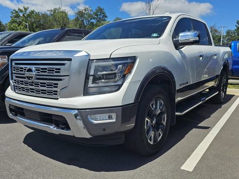 Used 2021 Nissan Titan Platinum Reserve w/ Moonroof Package AWD/4WD image 1