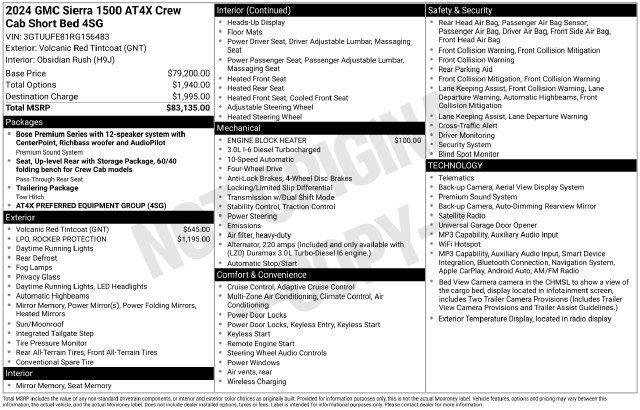 Used 2024 GMC Sierra 1500 AT4X AWD/4WD image 49