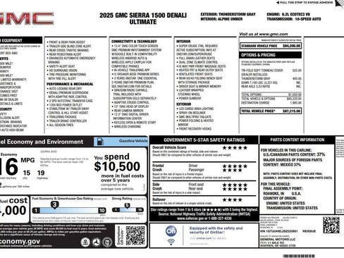 Used 2025 GMC Sierra 1500 Denali Ultimate image 1