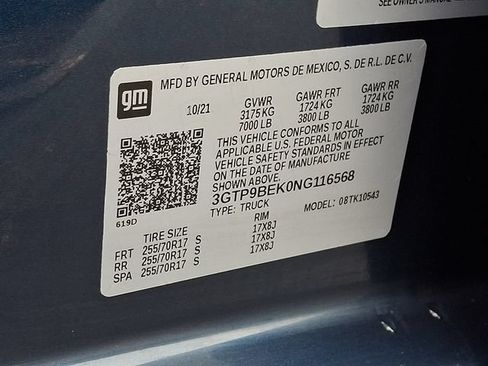 Used 2022 GMC Sierra 1500 SLE AWD/4WD image 26