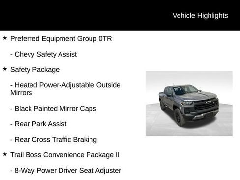 Used 2024 Chevrolet Colorado Trail Boss w/ Advanced Trailering Package AWD/4WD image 8