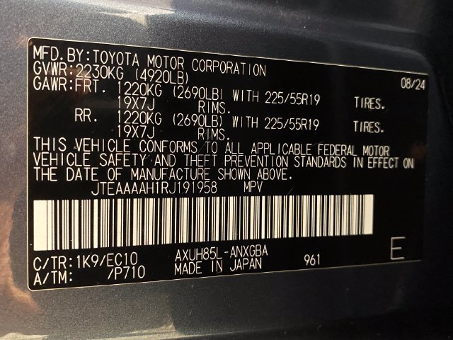 Used 2024 Toyota Venza XLE AWD/4WD image 24