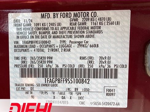 Used 2025 Ford Mustang GT Premium RWD image 21