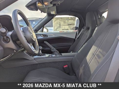 New 2026 MAZDA MX-5 Miata Club w/ Weather Package RWD image 12