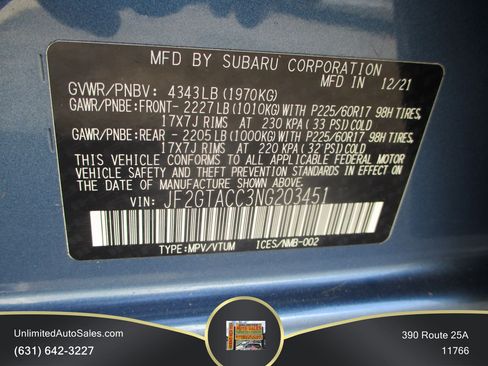 Used 2022 Subaru Crosstrek 2.0i Premium AWD/4WD image 9