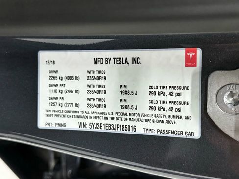 Used 2018 Tesla Model 3 Long Range image 40
