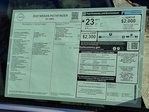 Certified 2025 Nissan Pathfinder SV w/ SV Premium Package AWD/4WD image 11