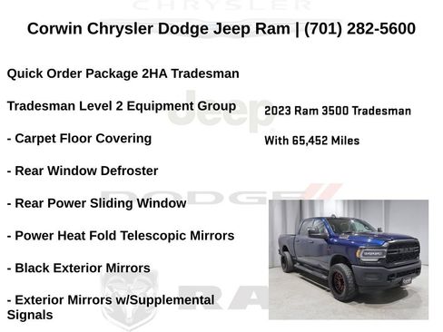 Used 2023 RAM 3500 Tradesman AWD/4WD image 6