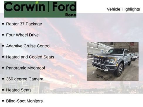 Used 2022 Ford F150 Raptor w/ Raptor 37 Performance Package AWD/4WD image 6